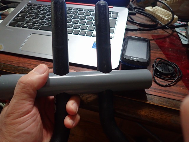 塩ビパイプで自作アダプター