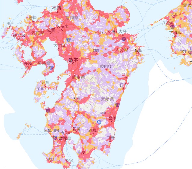 ドコモプラチナバンド(LTE Band 19)対応