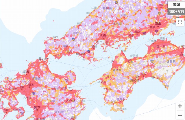 ドコモプラチナバンド(LTE Band 19)