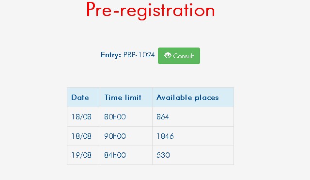 PBP事前登録開始と残エントリー枠