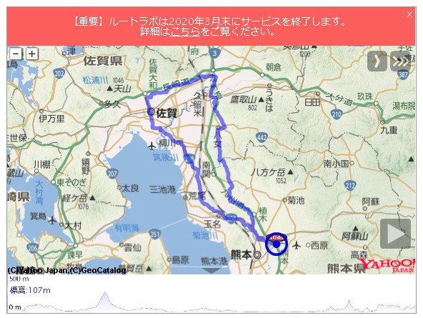 BRM504熊本200km佐賀平野