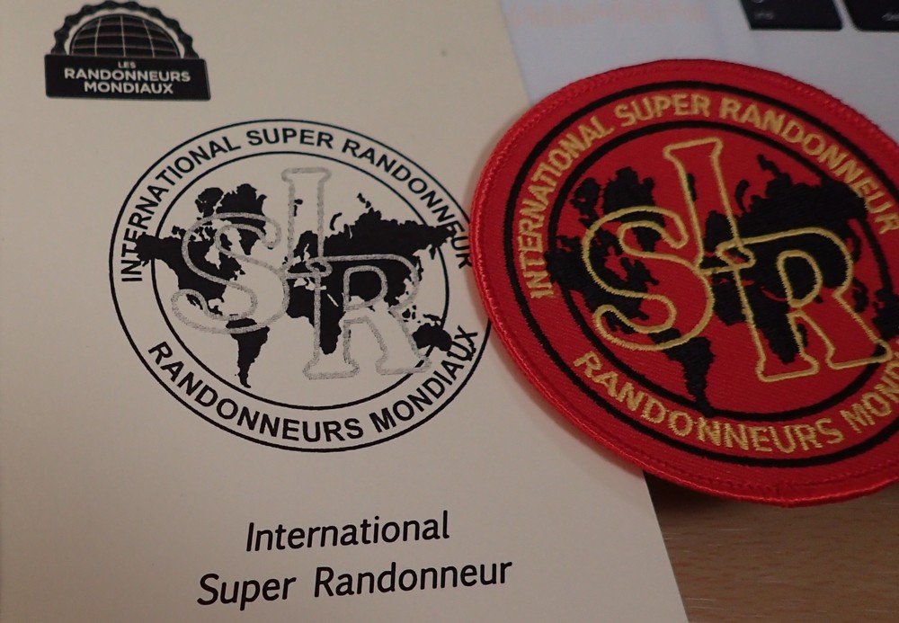 ISR(International Super Randonneur)の認定とワッペンが届いたよ